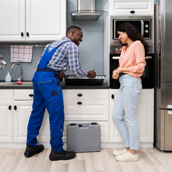 how long does it typically take to complete cooktop repair services in Brown County KS